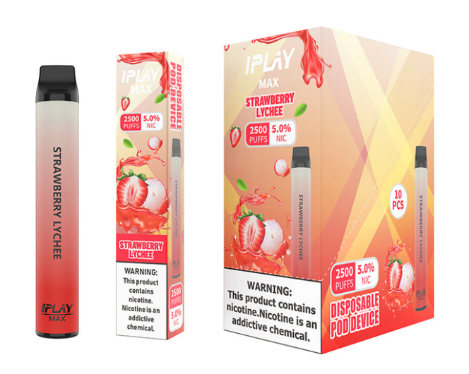 STRAWBERRY LYCHEE IPLAY MAX 2500 HITS